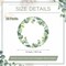 50 Pcs Disposable Eucalyptus Leaf Paper Placemats Round 12 Inch Sage Green Eucalyptus Placemat Table Place Mat for Table Setting Banquet Wedding Dinner Party Supplies